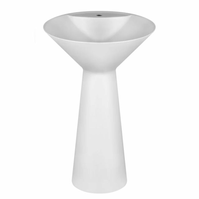 Gessi Cono Total Look 45907 Lavabo sur pied in Blanc