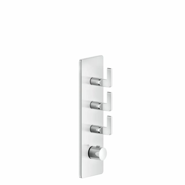 Gessi Inciso Wellness 43105 + 58206 Mitigeur thermostatique + pièces intégrées in Chrome