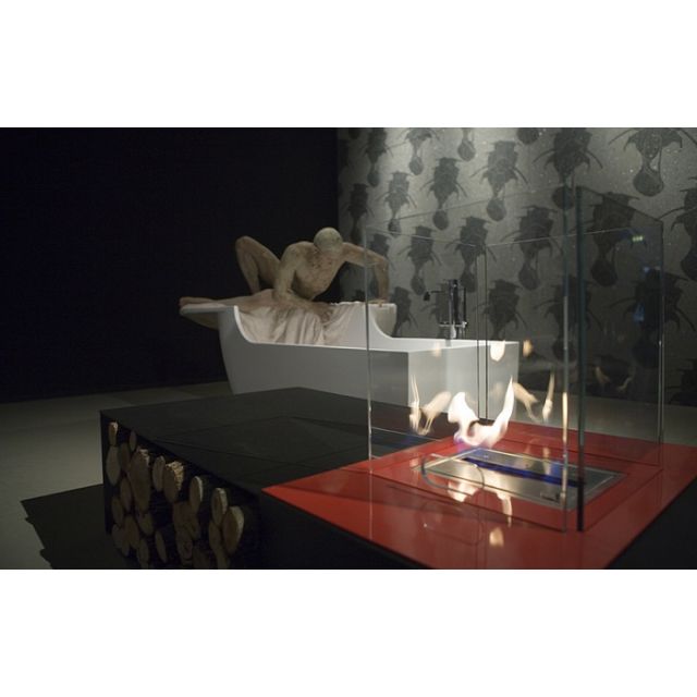 Antonio Lupi Drago DRAGO + LAFLACA table basse avec foyer