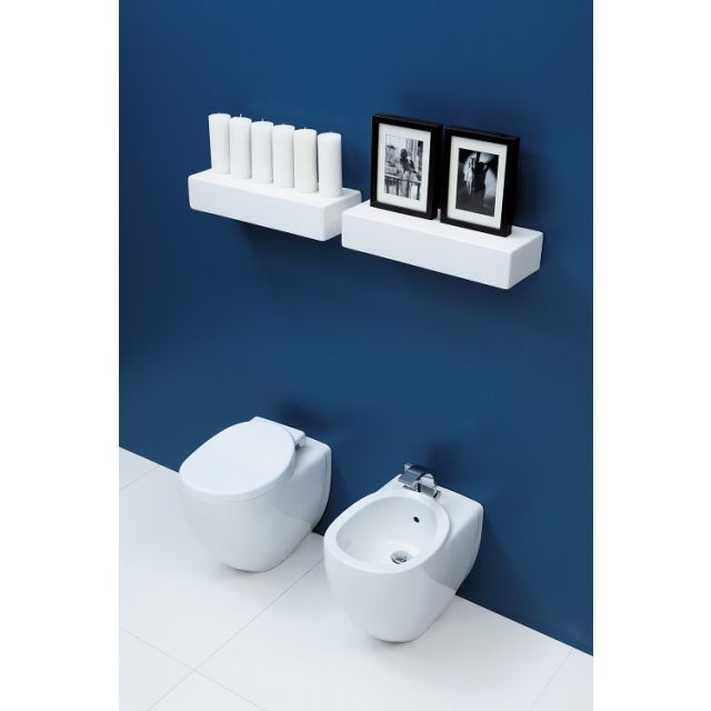 Flaminia Io IO117+IO217 WC A Terra + Bidet A Terra