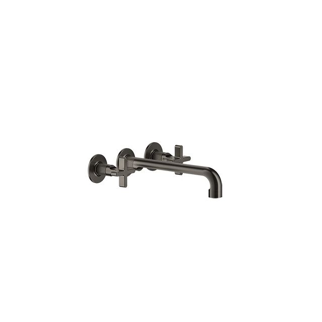 Gessi Inciso + 58192+45089 Mitigeur Lavabo Trois Trous + Partie à Encastrer