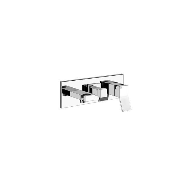 Gessi Rettangolo K 53140+44639 Mitigeur de douche + partie à encastrer