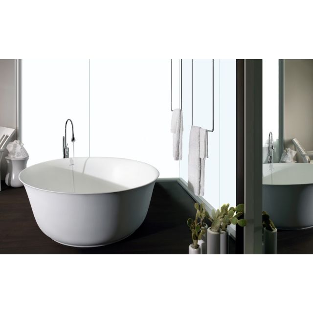 Gessi Goccia 39105 Baignoire autoportante in Blanc