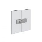 Gessi Shower G Unito 67015 Charnière avec ouverture relevable Droite verre-verre