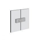 Gessi Shower G Rigato 67515 Charnière avec ouverture relevable Droite verre-verre 180°