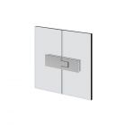 Gessi Shower G Diamantato 67617 Charnière avec ouverture relevable Gauche verre-verre 180°