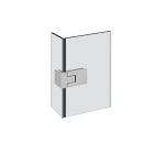 Gessi Shower G Diamantato 67684 charnière à pression verre-verre 90°