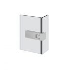 Gessi Shower G Diamantato 67685 Charnière avec ouverture relevable Droite verre-verre 90°