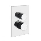 Gessi Habito Intreccio 70139+09269 Mitigeur thermostatique de douche + Partie à encastrer