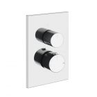 Gessi Habito Cesello 70439+09269 Mitigeur thermostatique 3 voies + Partie à encastrer