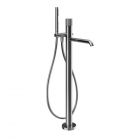 Gessi Habito Rigato 70528+46189 Mitigeur de baignoire sur pied + partie encastrée