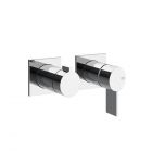 Gessi Inverso Rigato 73538+54073 Mitigeur de douche mural + Partie à encastrer
