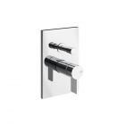 Gessi Inverso Diamantato 73679+44673 Mitigeur bain/douche mural + Partie à encastrer