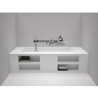 Baignoire en niche Agape Cartesio AVAS0990Z avec compartiments de jour