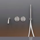 Cea Design Giotto GIO26+PTR05 Ensemble de deux mitigeurs de bain progressifs + Partie encastrée