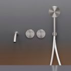 Cea Design Giotto GIO26H+PTR05 Ensemble de deux mitigeurs de bain progressifs + Partie encastrée