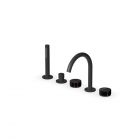 Mitigeur de baignoire sur plage Zucchetti Isy22 ZIS5533.N6 à 5 trous