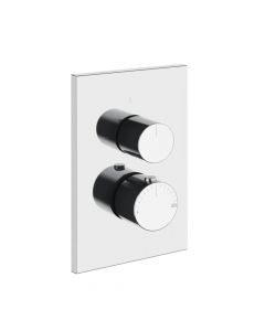 Gessi Habito Unito 70031+09269 Mitigeur thermostatique 2 voies + Partie à encastrer