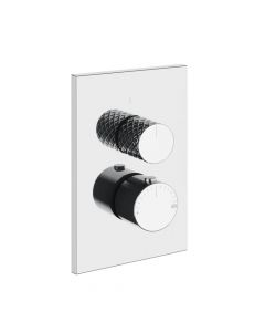 Gessi Habito Intreccio 70130+09269 Mitigeur thermostatique de douche + Partie à encastrer