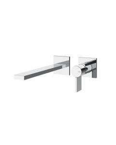 Gessi Inverso Diamantato 73688+63397 Mitigeur lavabo mural + Partie à encastrer