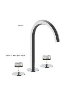 Fantini Venezia N404SW+N646 Mitigeur lavabo 3 trous