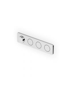 Mitigeur thermostatique de douche à 3 boutons Zucchetti Hoop ZHO822