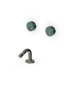 Mitigeur de bidet Zucchetti Isy22 ZIS6751.C50 avec bec monté sur plage