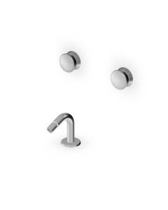 Mitigeur de bidet Zucchetti Sablier ZSL5737.X avec bec monté sur plage