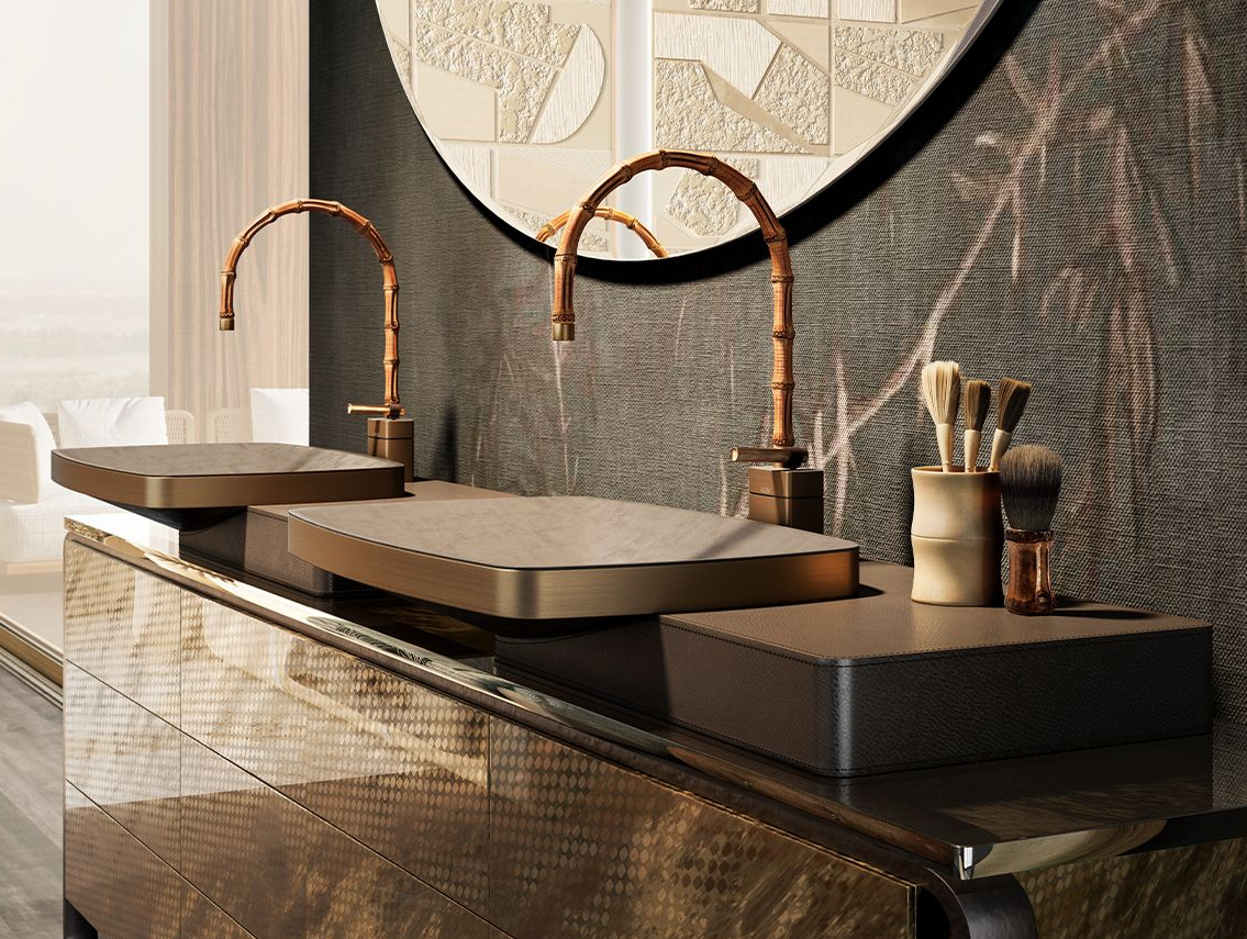 Projet de salle de bain sur mesure, design italien haut de gamme